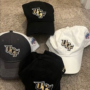 UCF Logo Caps in Black and White